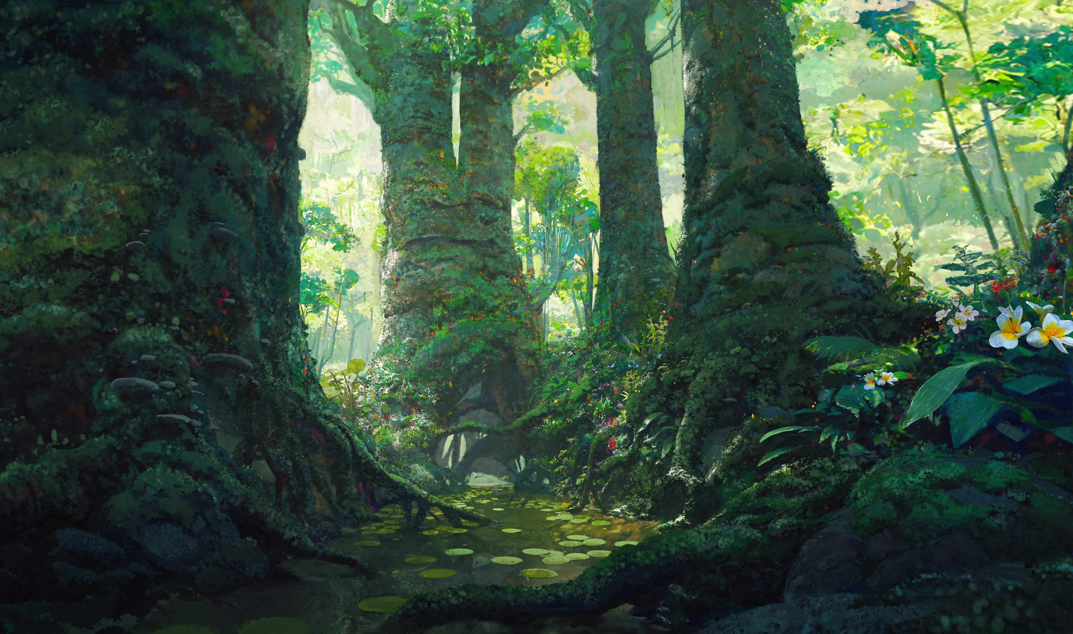 Download Fantasy Forest HD Wallpaper