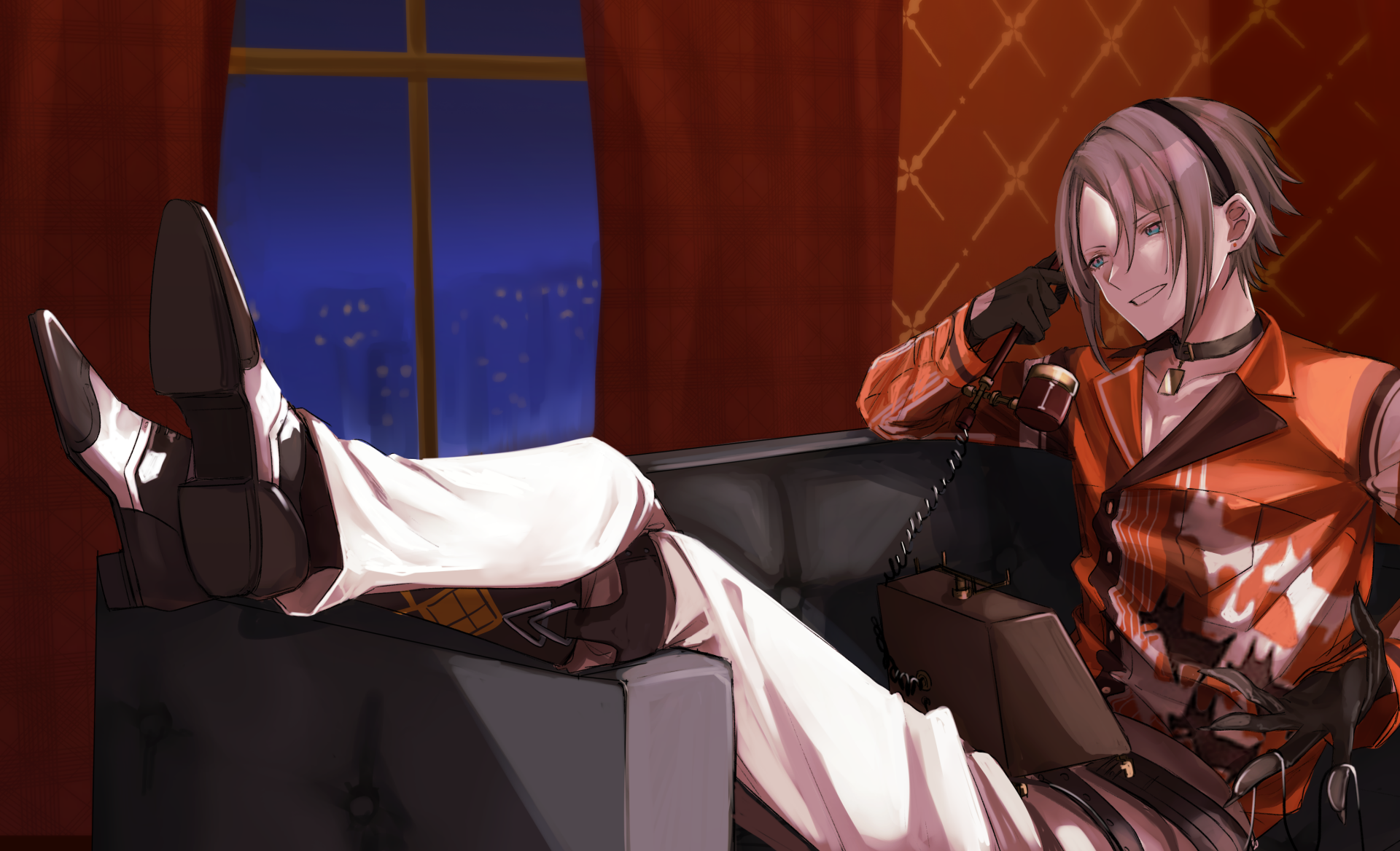 Download Luxiem Mysta Rias Anime Virtual Youtuber HD Wallpaper