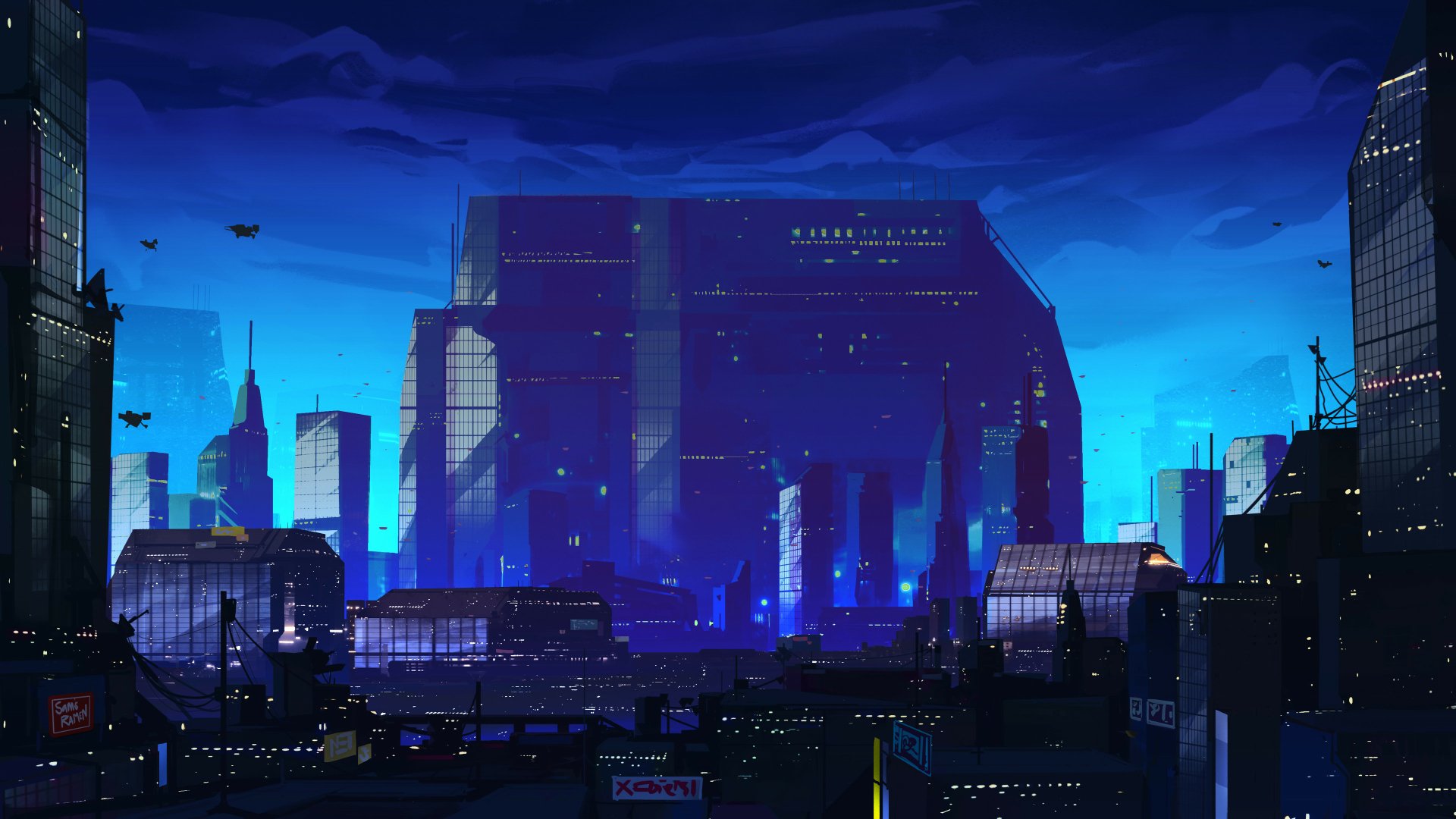 Download Sci Fi City Sci Fi City 4k Ultra HD Wallpaper | 3840x2160 ...
