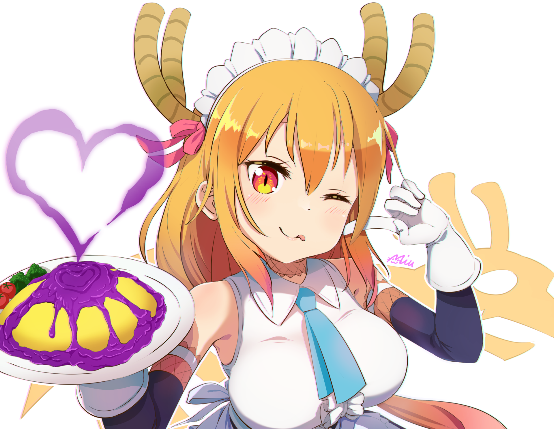 Download Tohru (Miss Kobayashi's Dragon Maid) Anime Miss Kobayashi's Dragon Maid HD Wallpaper by miu