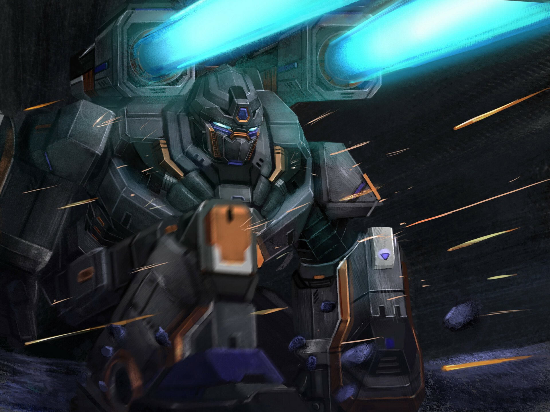 Download Sci Fi Robot HD Wallpaper by Herawan L. Utomo