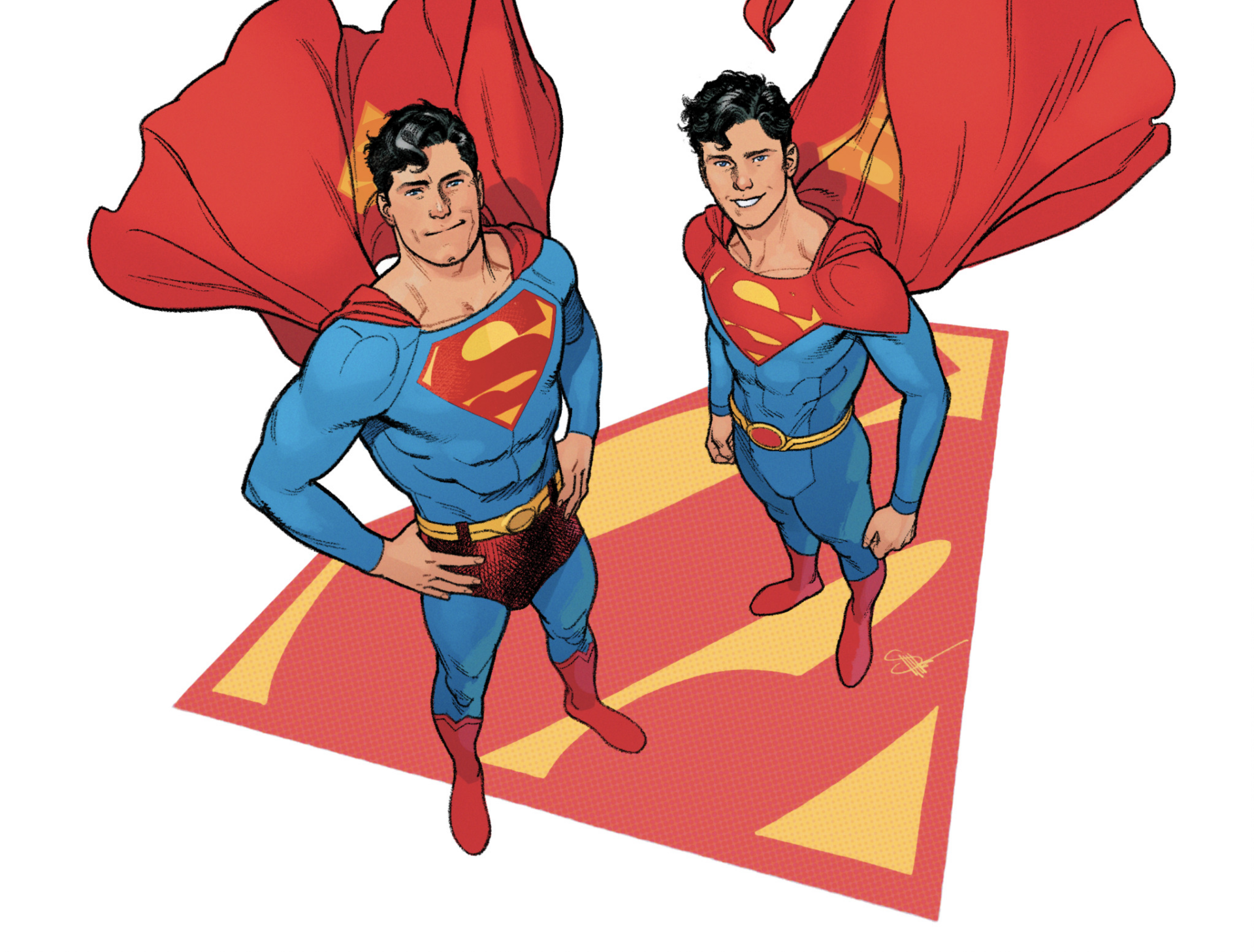 Download Clark Kent Jon Kent Comic Superman HD Wallpaper by evandocshaner