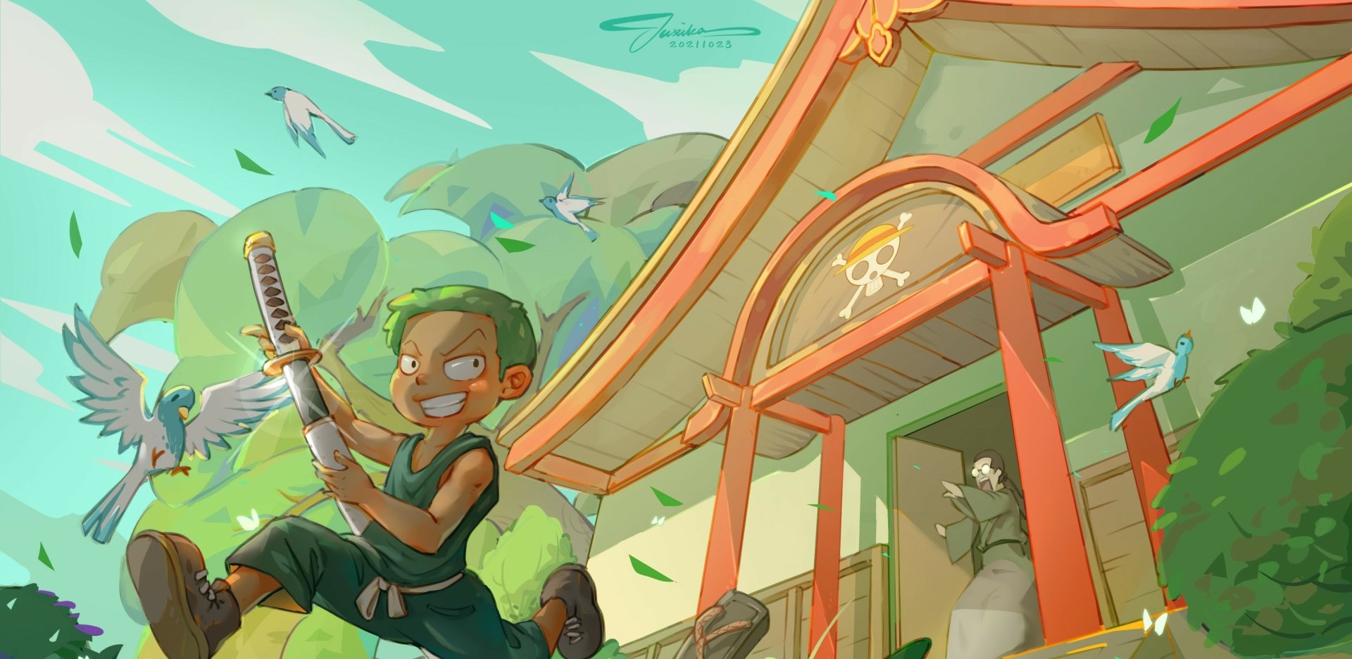 Download Roronoa Zoro Anime One Piece HD Wallpaper by Dark