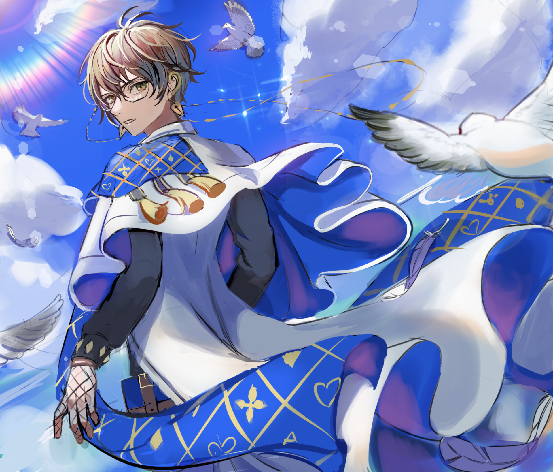 Download Luxiem Ike Eveland Anime Virtual Youtuber HD Wallpaper