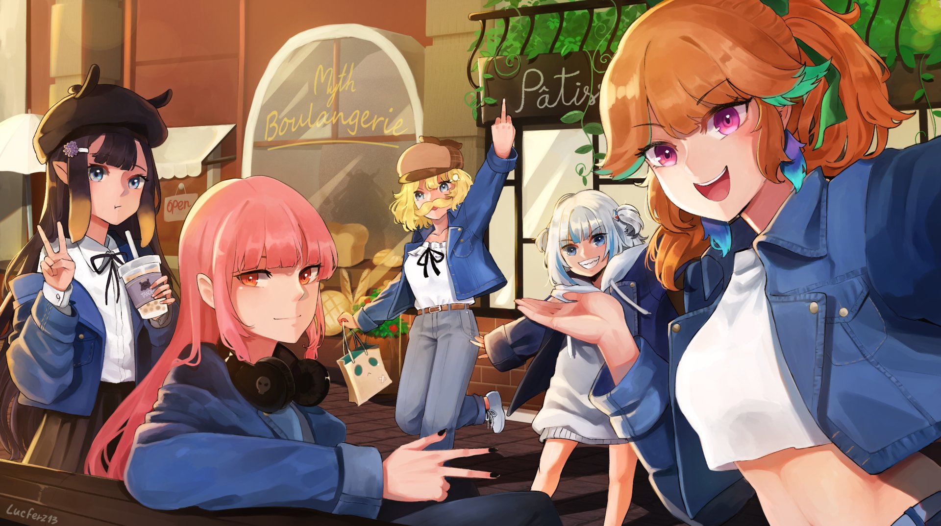 Download Anime Virtual Youtuber HD Wallpaper