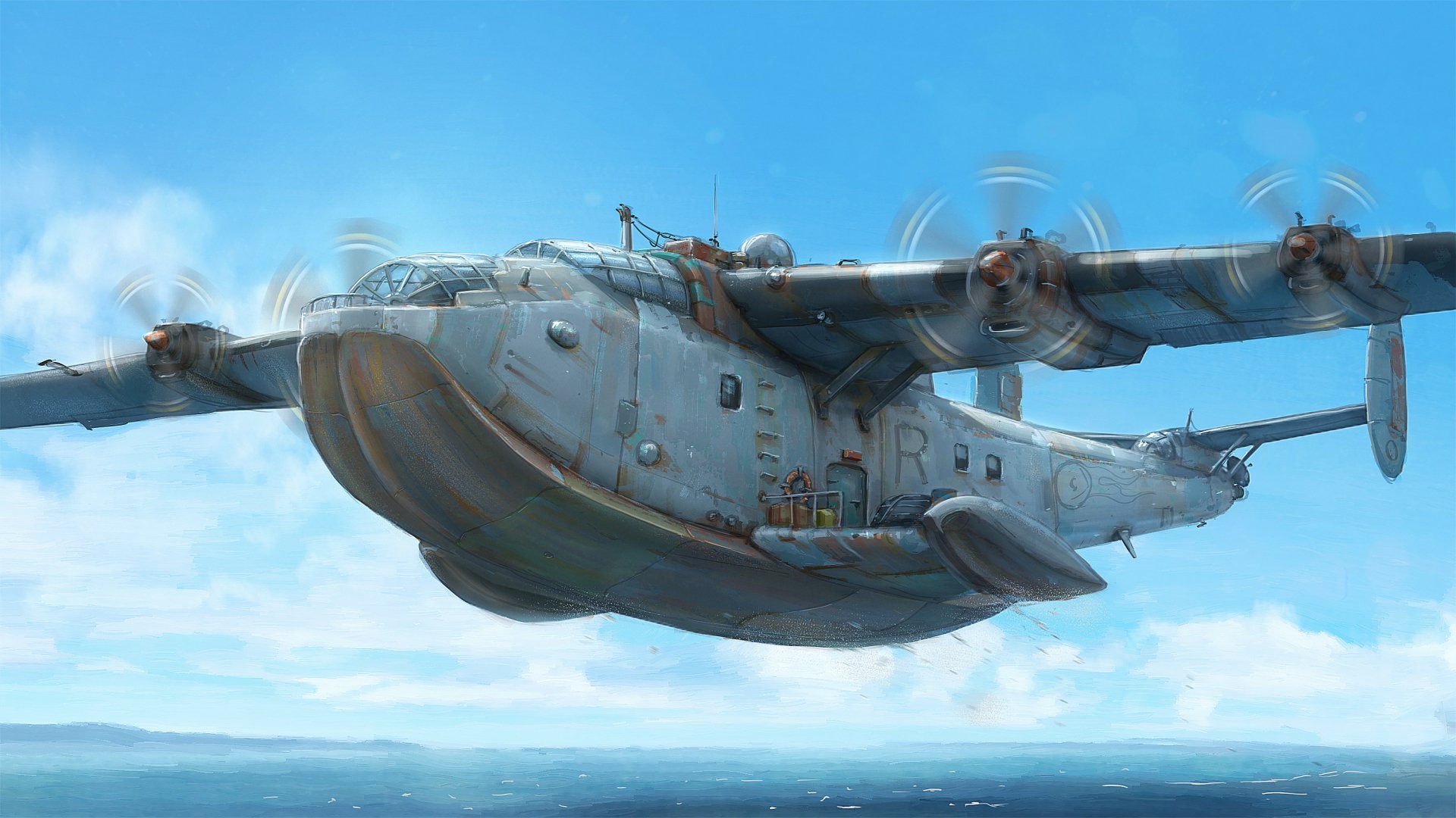 Download Sci Fi Aircraft HD Wallpaper by Hamish Frater