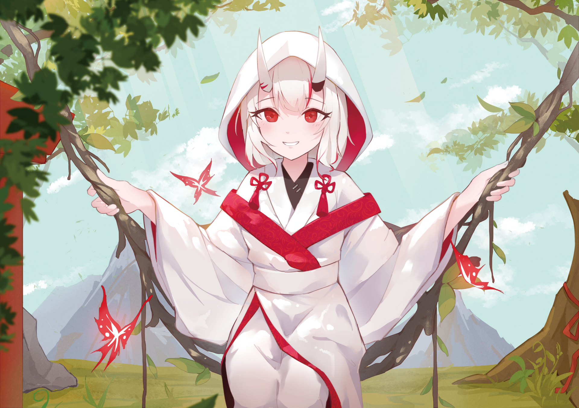 Download Hololive Nakiri Ayame Anime Virtual Youtuber 4k Ultra HD Wallpaper