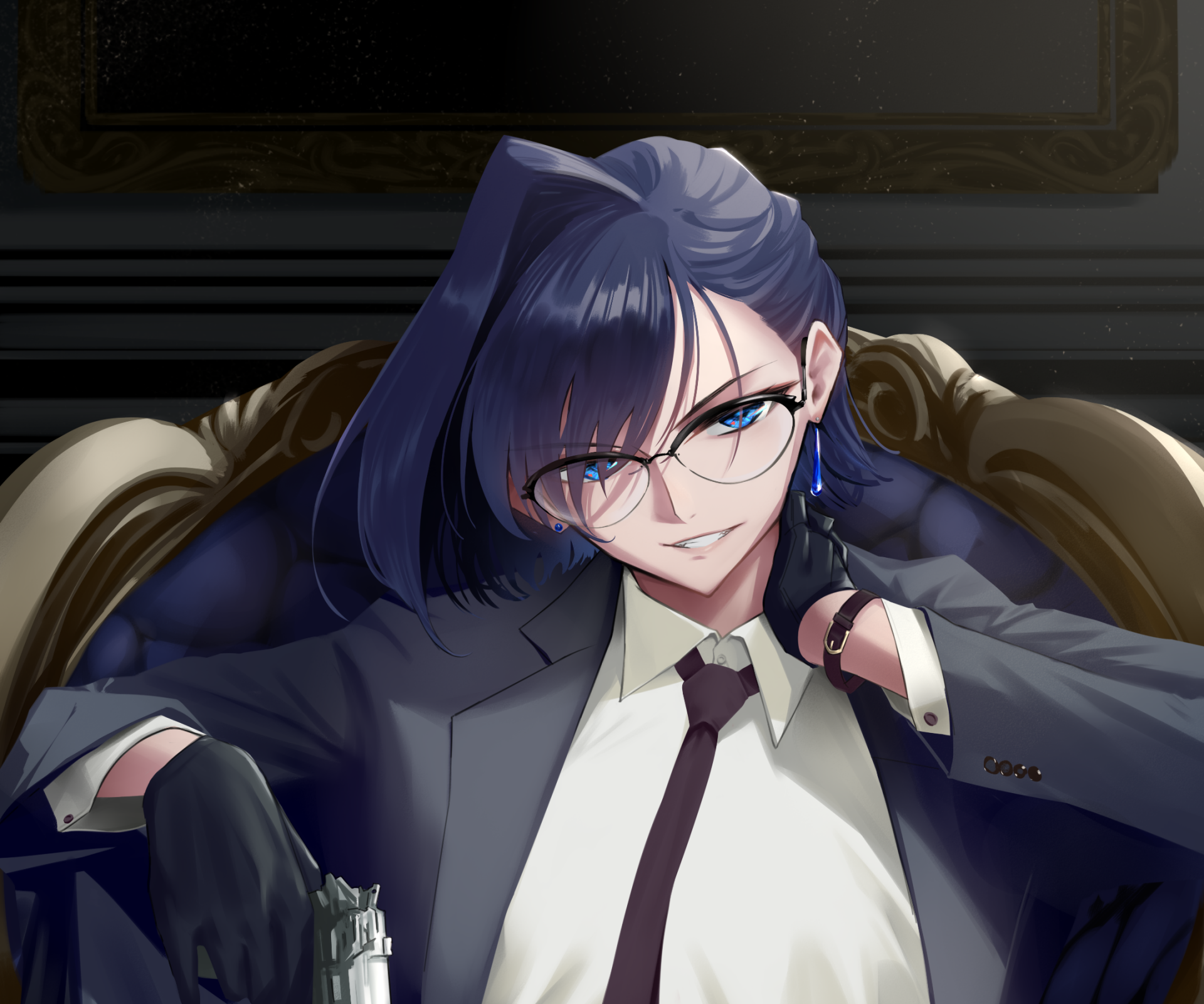 Download Hololive Ouro Kronii Anime Virtual Youtuber HD Wallpaper