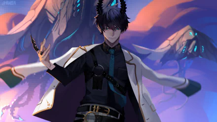 Nijisanji Ren Zotto Anime Virtual Youtuber HD Desktop Wallpaper | Background Image