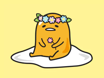 artistic Gudetama HD Desktop Wallpaper | Background Image