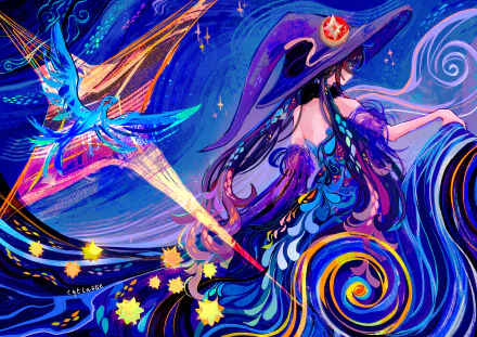 Mona (Genshin Impact) video game Genshin Impact HD Desktop Wallpaper | Background Image
