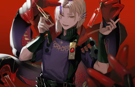 Holostars Magni Dezmond Anime Virtual Youtuber HD Desktop Wallpaper | Background Image