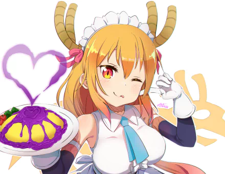 Tohru (Miss Kobayashi's Dragon Maid) Anime Miss Kobayashi's Dragon Maid HD Desktop Wallpaper | Background Image