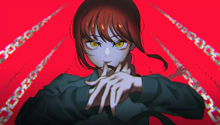 Makima (Chainsaw Man) Anime Chainsaw Man HD Desktop Wallpaper | Background Image