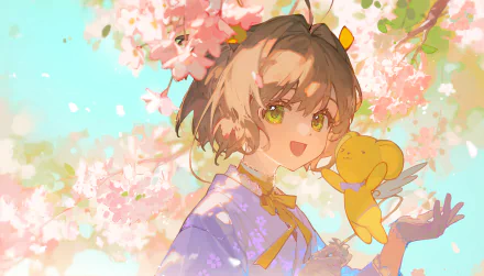 Sakura Kinomoto Cerberus (Cardcaptor Sakura) Anime Cardcaptor Sakura HD Desktop Wallpaper | Background Image