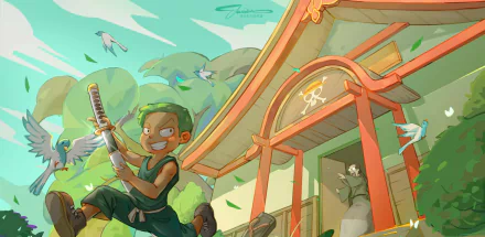 Roronoa Zoro Anime One Piece HD Desktop Wallpaper | Background Image