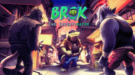 video game BROK the InvestiGator HD Desktop Wallpaper | Background Image