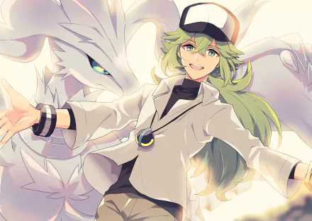 N (Pokémon) Reshiram (Pokémon) video game Pokemon: Black and White HD Desktop Wallpaper | Background Image