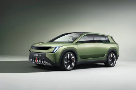 vehicle Skoda Vision 7S HD Desktop Wallpaper | Background Image