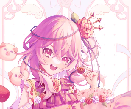 Nijisanji Rosemi Lovelock Anime Virtual Youtuber HD Desktop Wallpaper | Background Image