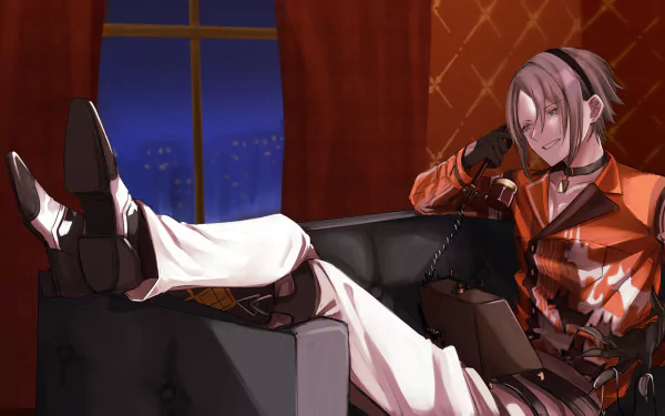 Luxiem Mysta Rias Anime Virtual Youtuber HD Desktop Wallpaper | Background Image