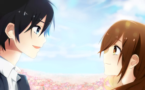 Izumi Miyamura Hori Kyouko Anime Hori-san To Miyamura-kun HD Desktop Wallpaper | Background Image