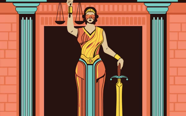 man made Lady Justice HD Desktop Wallpaper | Background Image
