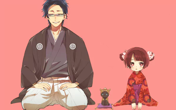 Yaeka Sakuragi Tooru Kirishima Anime The Yakuza's Guide to Babysitting HD Desktop Wallpaper | Background Image