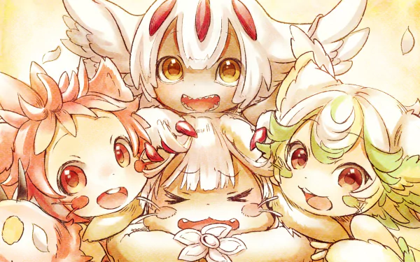 Faputa (Made in Abyss) Prushka (Made in Abyss) Nanachi (Made in Abyss) Mitty (Made in Abyss) Anime Made in Abyss HD Desktop Wallpaper | Background Image