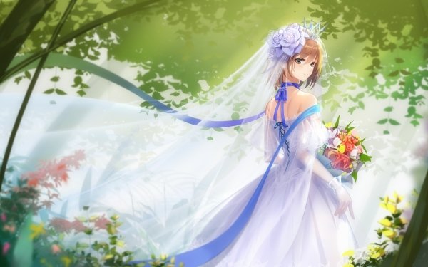 Anime A Certain Magical Index Mikoto Misaka Bride HD Wallpaper | Background Image