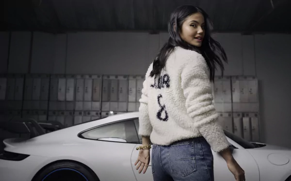 Porsche British tennis Emma Raducanu Sports HD Desktop Wallpaper | Background Image