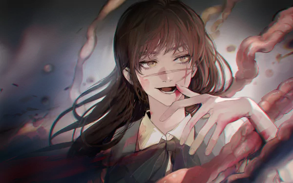 War Devil Asa Mitaka Anime Chainsaw Man HD Desktop Wallpaper | Background Image