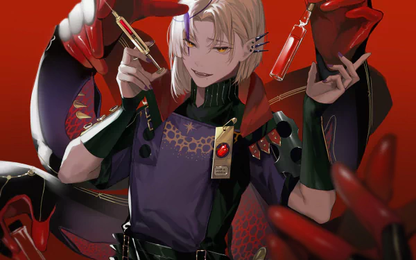 Holostars Magni Dezmond Anime Virtual Youtuber HD Desktop Wallpaper | Background Image