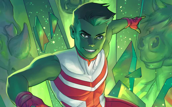 Garfield Logan Beast Boy Comic Young Justice HD Desktop Wallpaper | Background Image