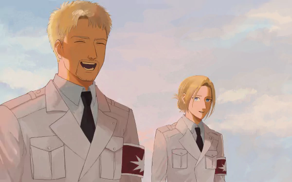 Reiner Braun Annie Leonhart Anime Attack on Titan HD Desktop Wallpaper | Background Image
