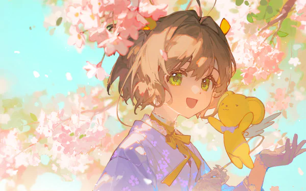 Sakura Kinomoto Cerberus (Cardcaptor Sakura) Anime Cardcaptor Sakura HD Desktop Wallpaper | Background Image