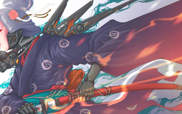 cyberpunk geisha Sci Fi cyborg HD Desktop Wallpaper | Background Image