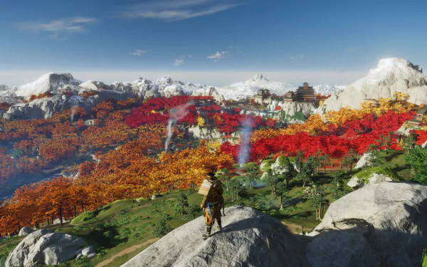 PlayStation 5 video game Ghost of Tsushima HD Desktop Wallpaper | Background Image