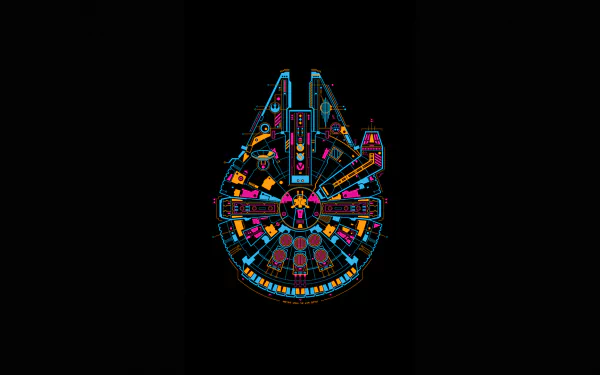 Millennium Falcon Sci Fi Star Wars HD Desktop Wallpaper | Background Image