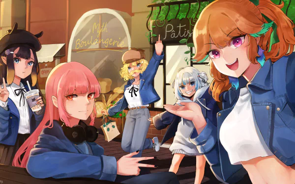 Anime Virtual Youtuber HD Desktop Wallpaper | Background Image