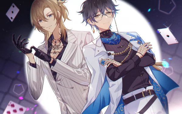 Luxiem Luca Kaneshiro Ike Eveland Anime Virtual Youtuber HD Desktop Wallpaper | Background Image