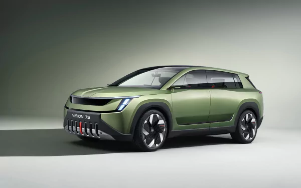 vehicle Skoda Vision 7S HD Desktop Wallpaper | Background Image