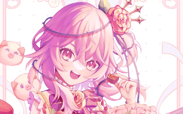 Nijisanji Rosemi Lovelock Anime Virtual Youtuber HD Desktop Wallpaper | Background Image