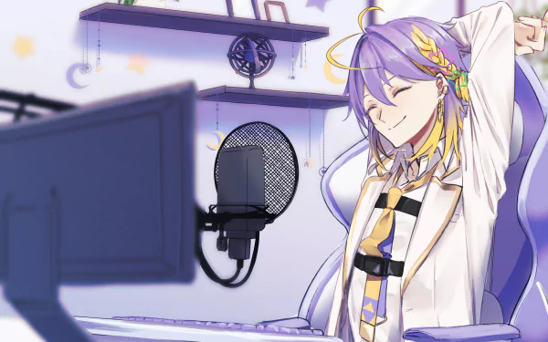 Nijisanji Aster Arcadia Anime Virtual Youtuber HD Desktop Wallpaper | Background Image