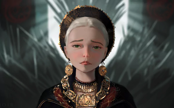Rhaenyra Targaryen TV Show House of the Dragon HD Desktop Wallpaper | Background Image
