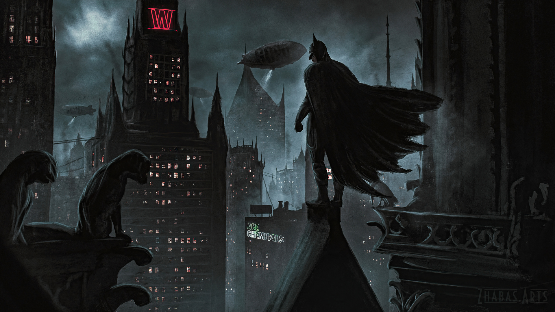 Download Comic Batman HD Wallpaper