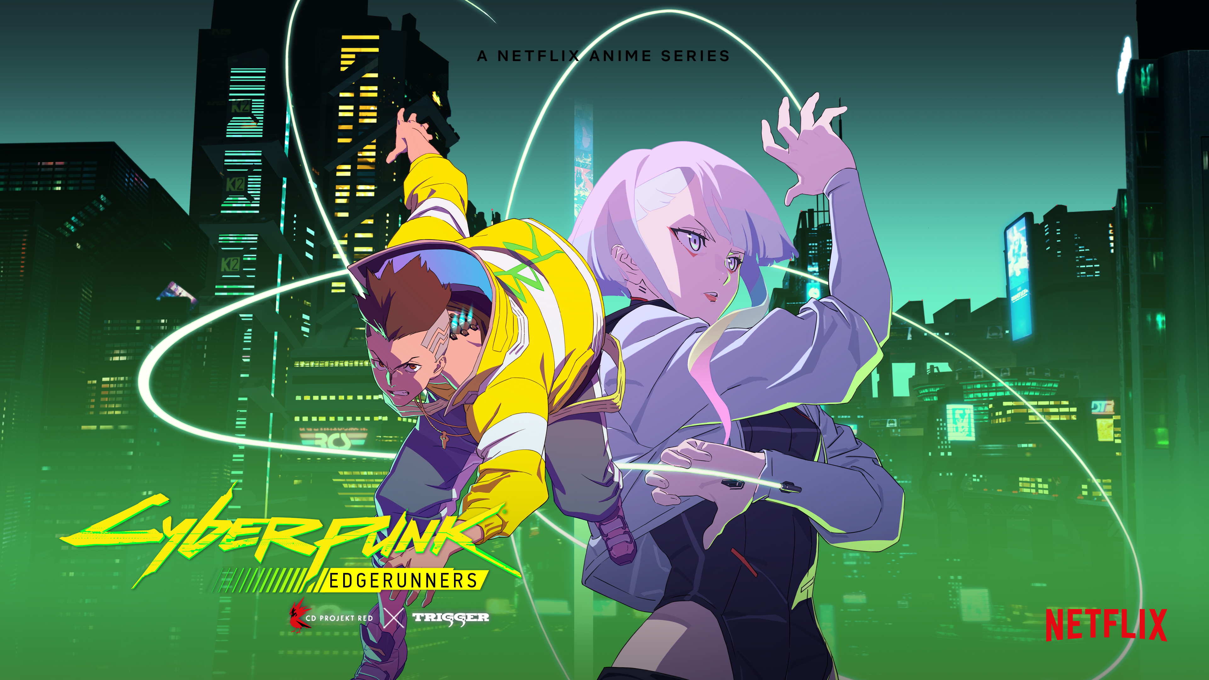 Anime Cyberpunk: Edgerunners HD Wallpaper by Artem Pavlov