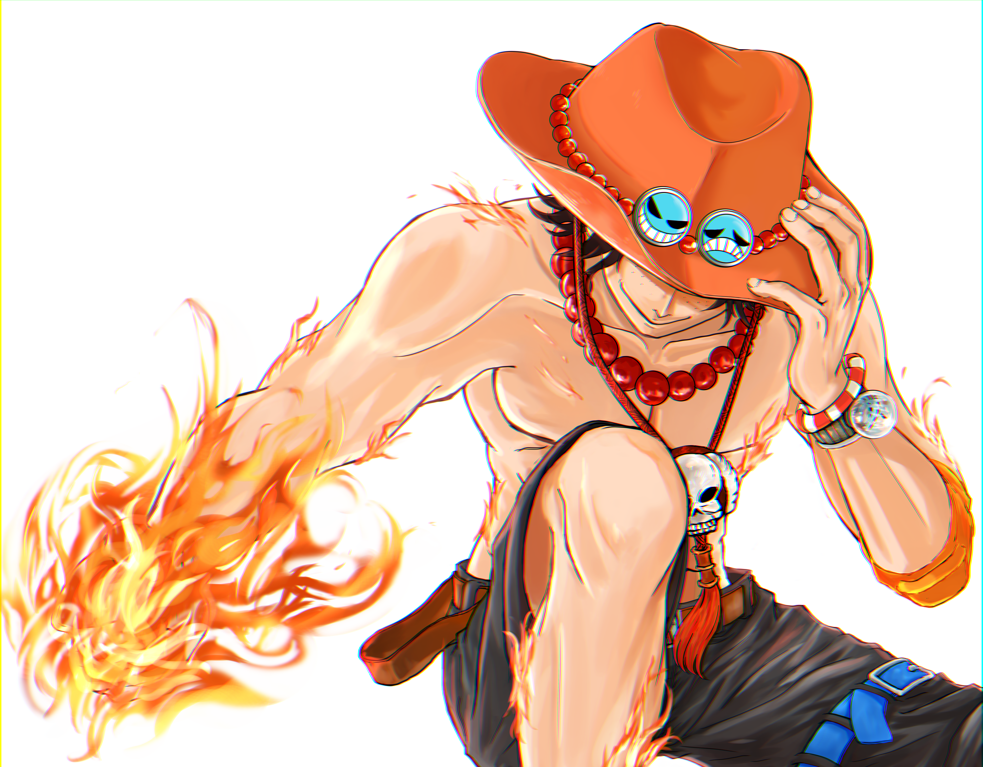 Backside Portgas D. Ace 4K HD One Piece Wallpapers, HD Wallpapers