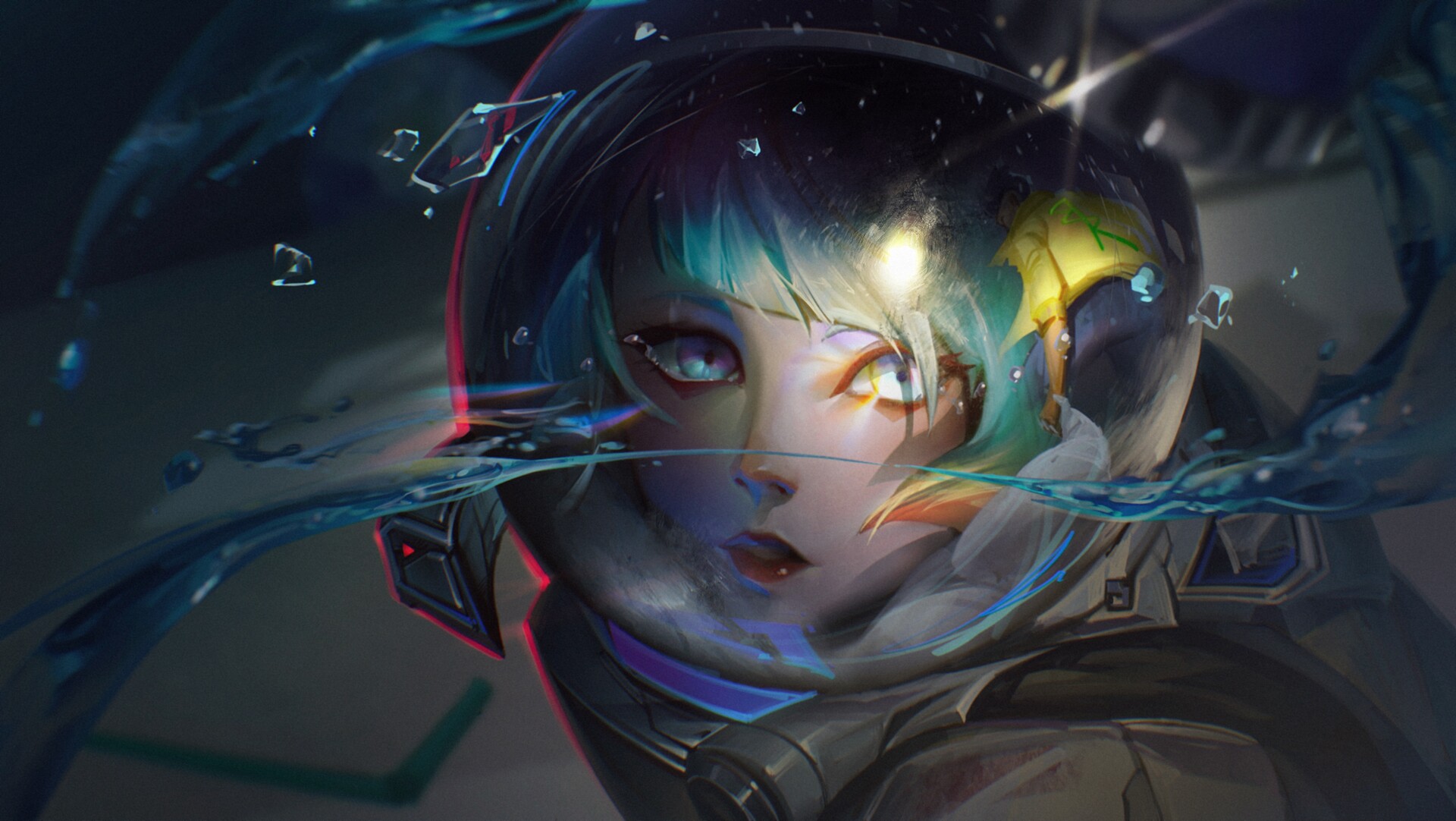 Lucy Going On The Moon (Cyberpunk Edgerunners) Live Wallpaper