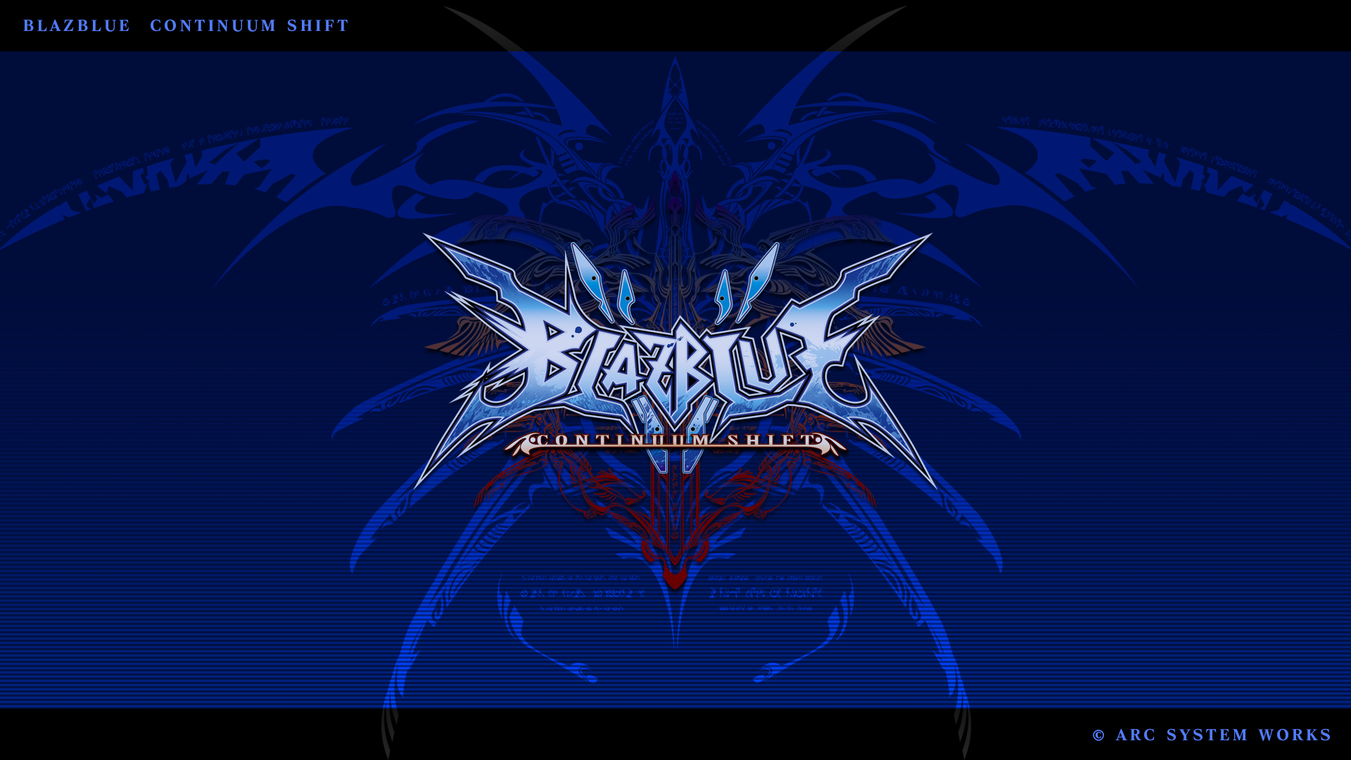 BlazBlue: Continuum Shift video game desktop wallpaper.